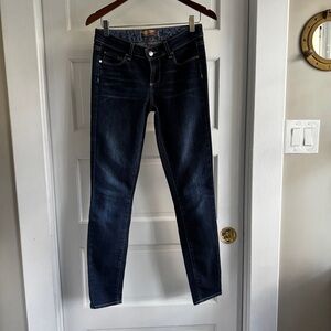 PAIGE 26 Verdugo Jegging Dark Wash